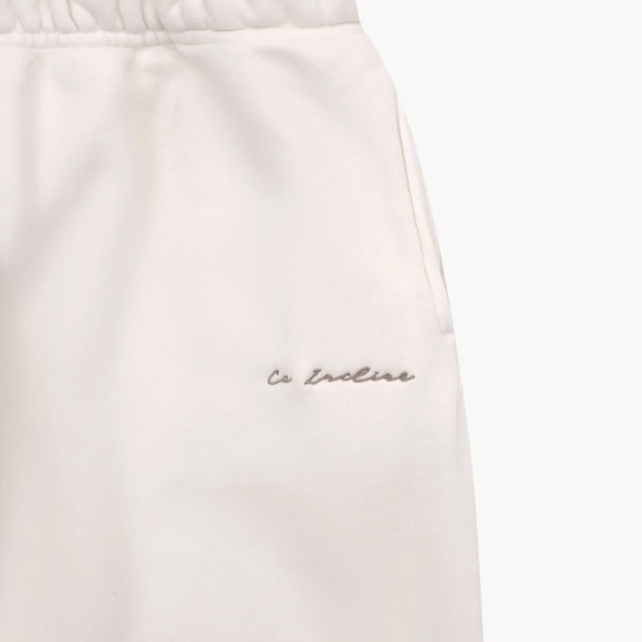California Incline Classic Logo Made in LA Cream Sweatpant Joggers - S - NEW - Picture 3 of 12